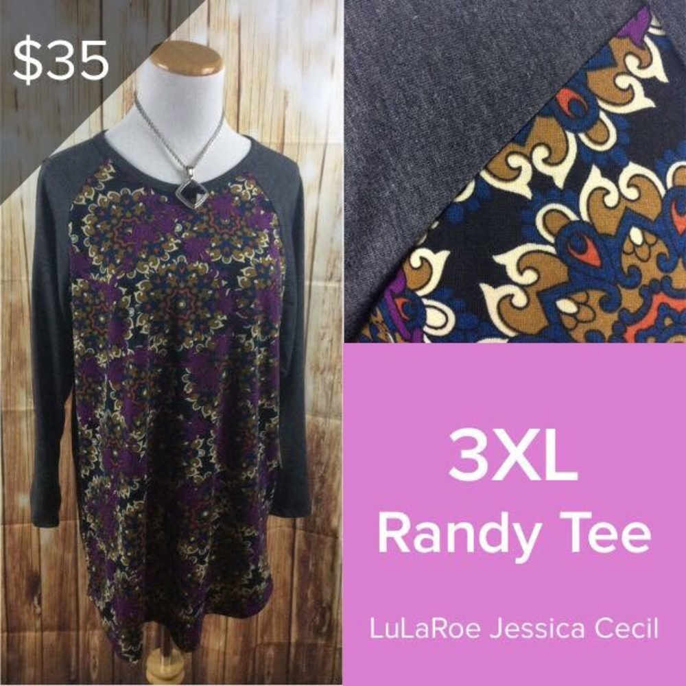 3XL LuLaRoe Randy Tee